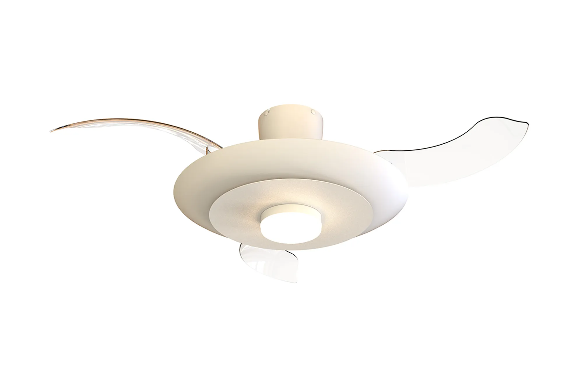 M9518  Kyoto 52cm 20W LED Dimmable Ceiling Light With Built-In 30W DC Fan, 3000-5000K Remote Control, 3600lm, White, 5yrs Warranty